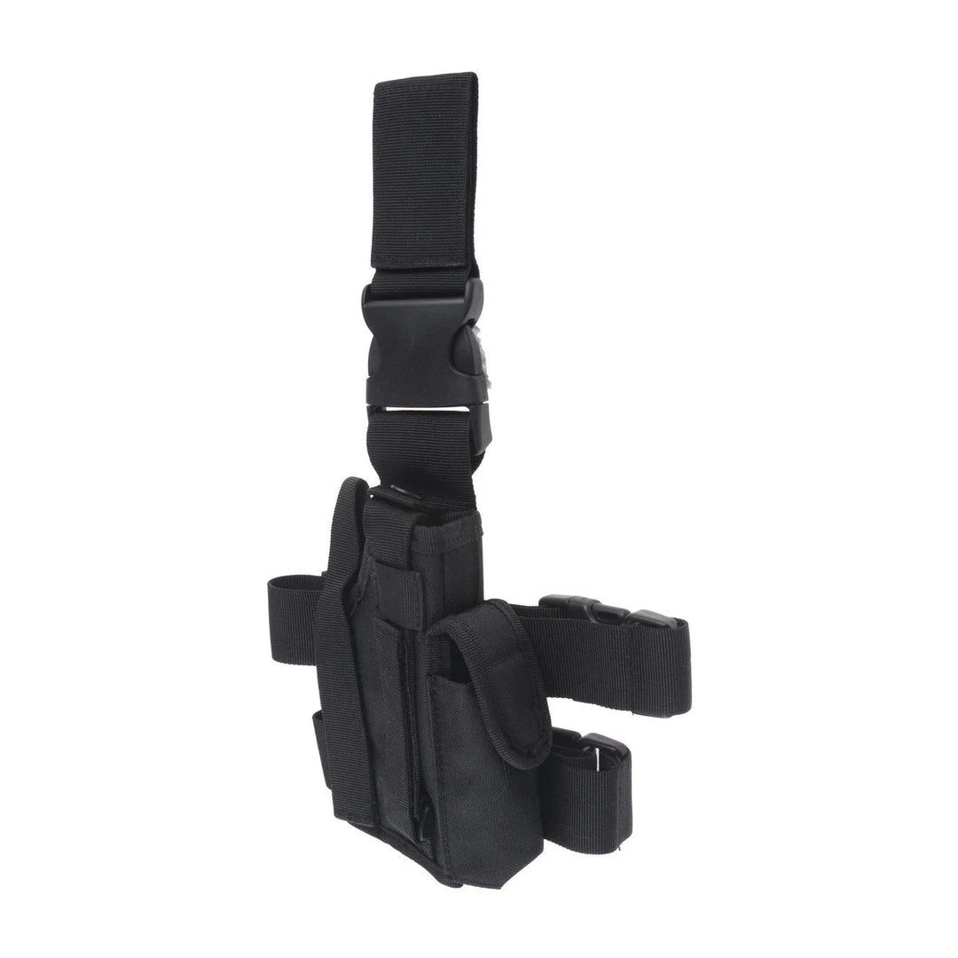 Universal Drop-leg Hyylster de cuisse avec poche de magazine - noir