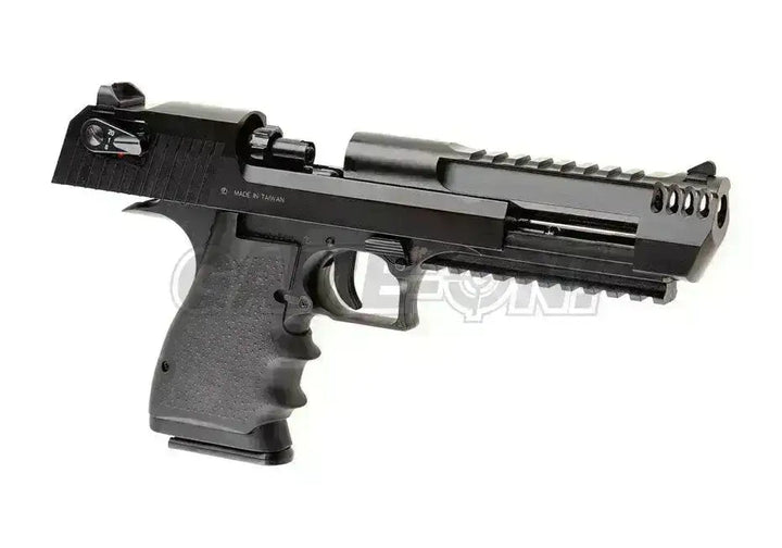 KWC - Deagle .50 L6 Full Auto Softgun Pistol med Blowback - Svar - Game-On.no