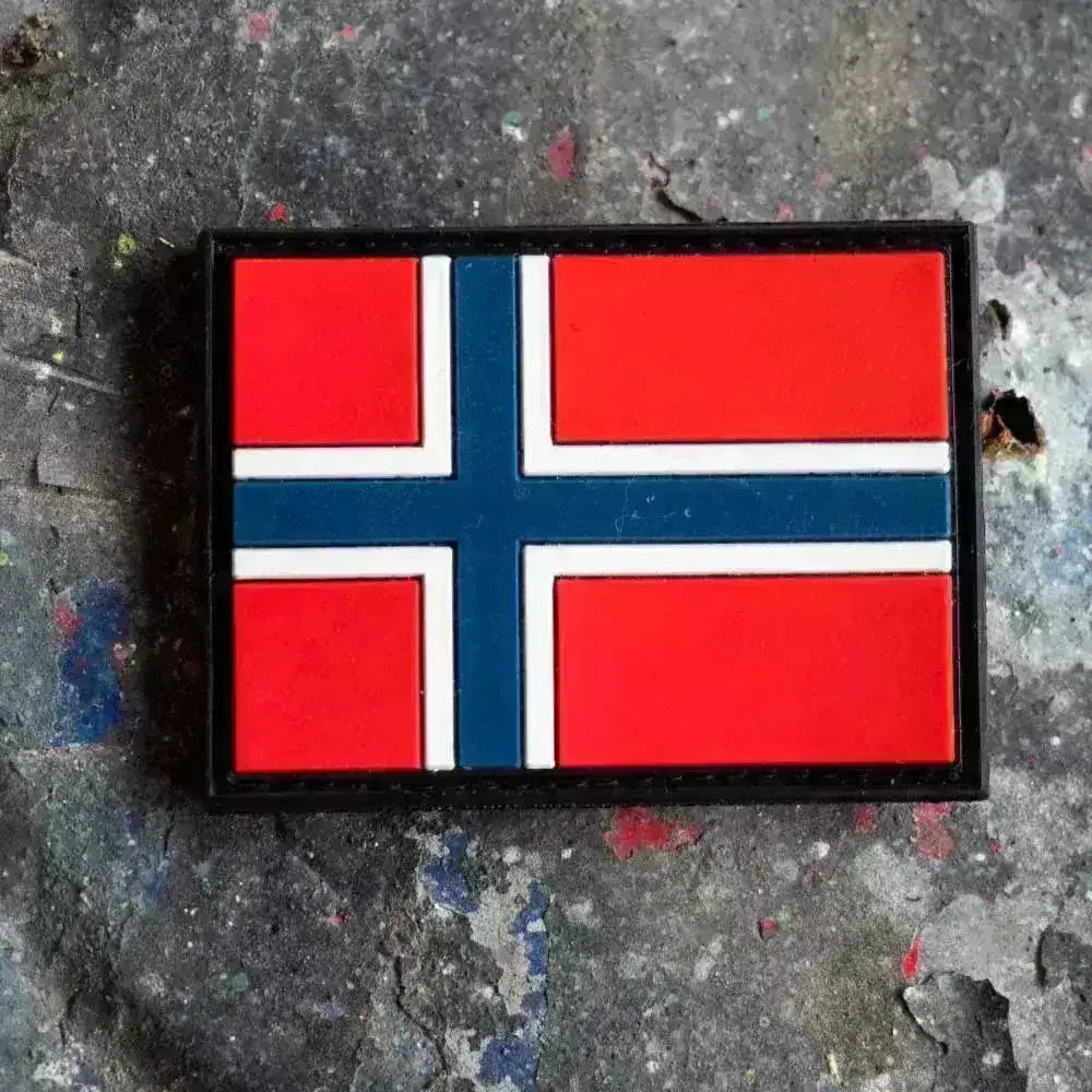 Patch - Norsk Flagg - PVC - Game-On.no