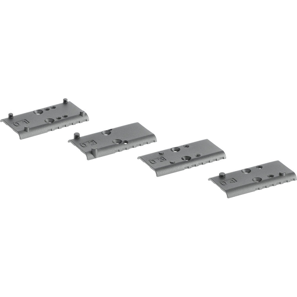 Adaptateur Umarex MOS pour viseur point rouge - 4 plaques de montage