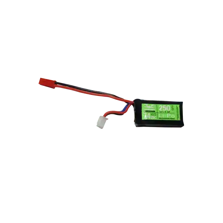 Valken Energy Li-Po Batteri - 7.4v 250mAh 25c - Game-On.no