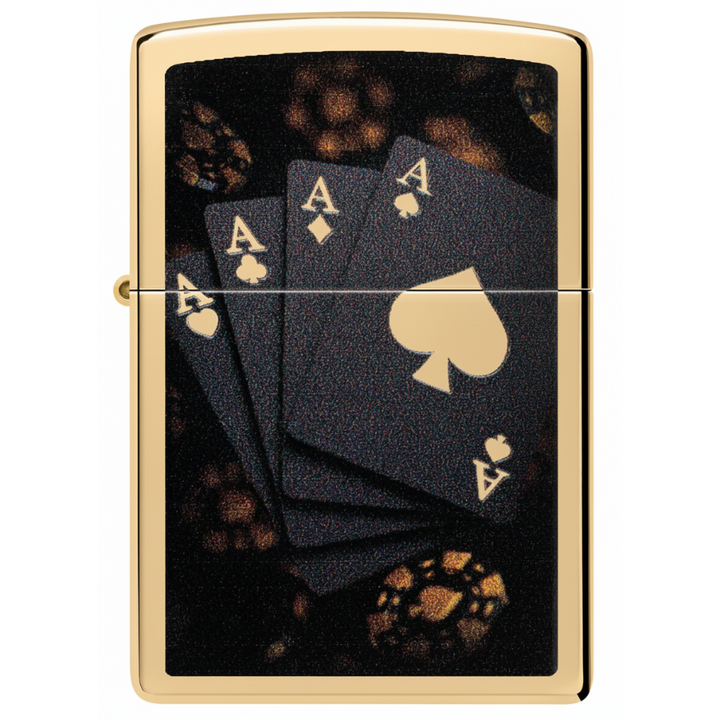 Zippo Lucky Aces Design Lighter