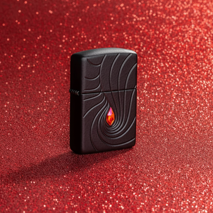 Zippo Crystal Waves Design Lighter