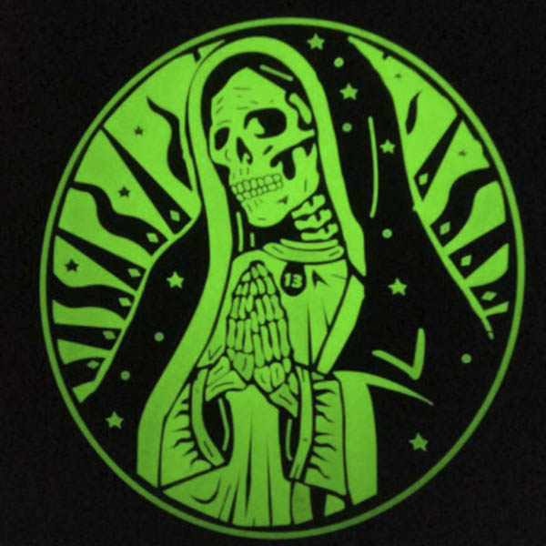 Patch - Santa Muerte Caoutchouc - Lumineux