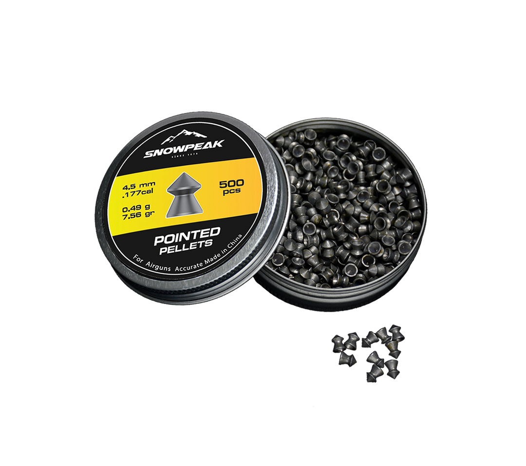 Snowpeak - Pointed Pellets - 7.56gr / 0.49g - 500stk