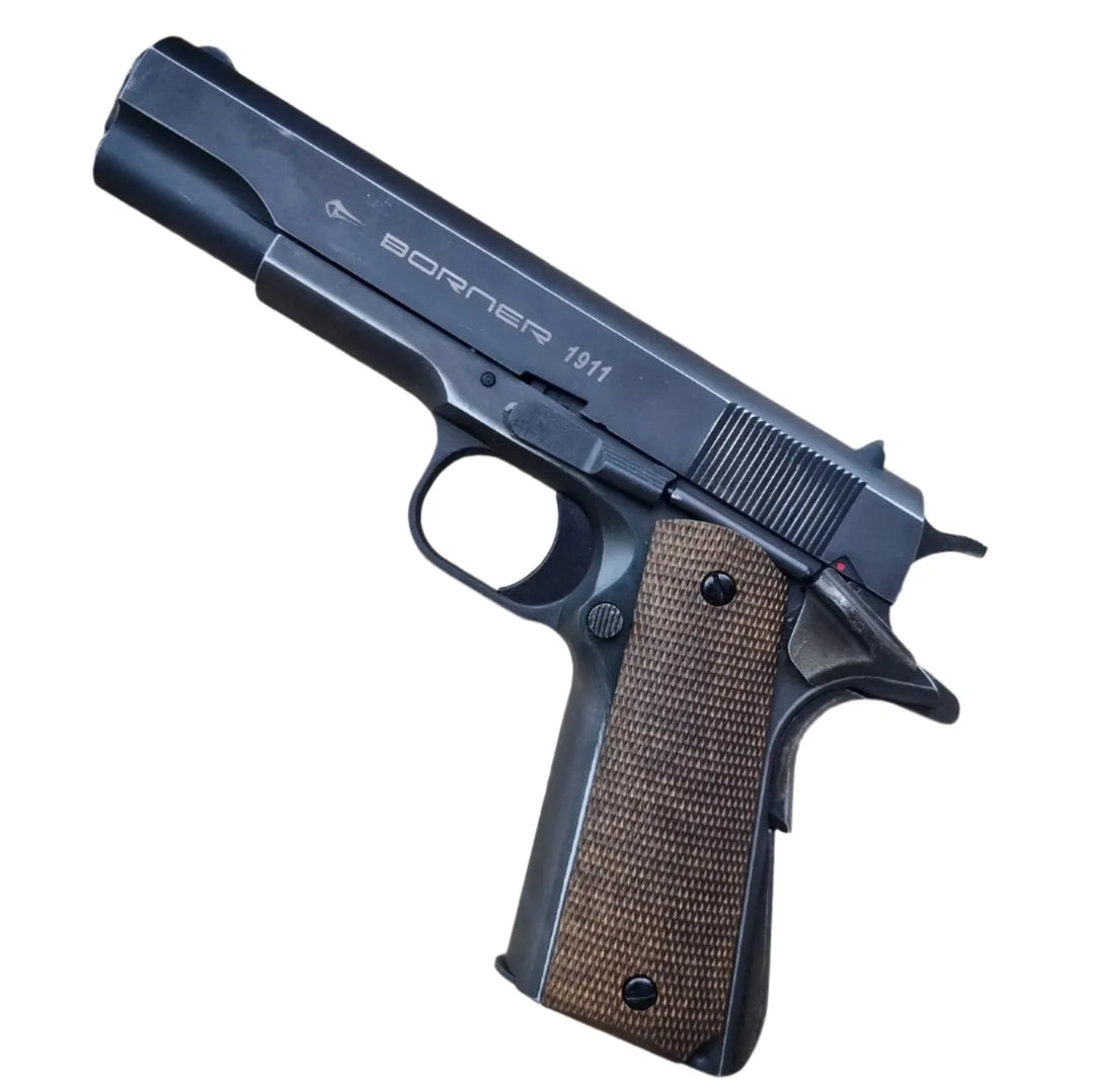 1911 - Full Metall CO2 Drevet Luftpistol med Blowback - 4.5mm BB - Game-On.no