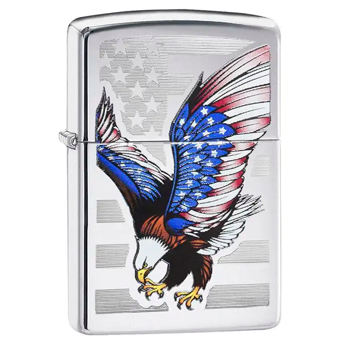 Briquet Zippo - Aigle Drapeau USA
