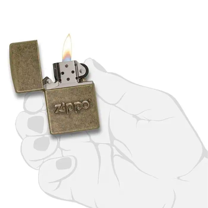 Briquet Zippo - Timbre Antique
