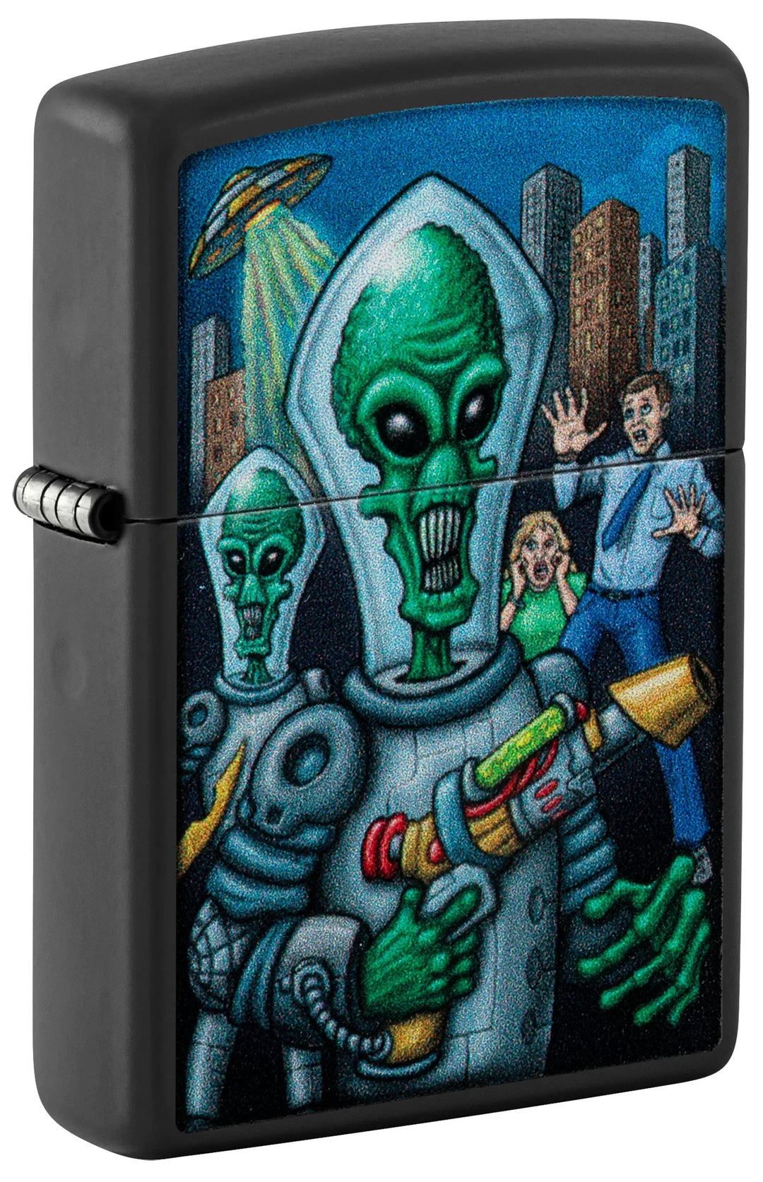 Zippo - Alien Attack Design - Lighter