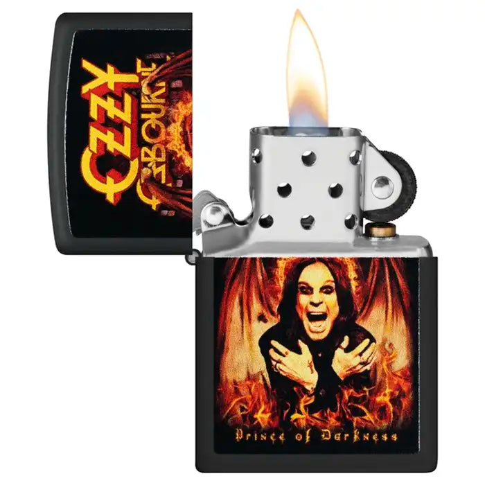 Zippo - Ozzy Osbourne "Prince of Darkness" - Briquet Noir Mat