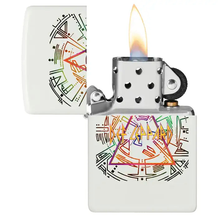 Zippo - Def Leppard « Hysteria » Motif - Briquet qui brille dans le noir