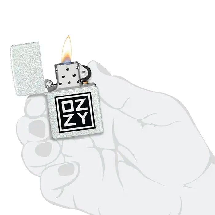 Zippo - Ozzy Osbourne "Ozzy Logo" - Briquet finition glacier