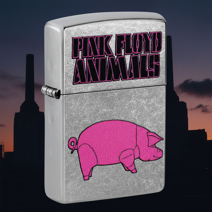 Zippo - Pink Floyd "Animaux" - Briquet Street Chrome