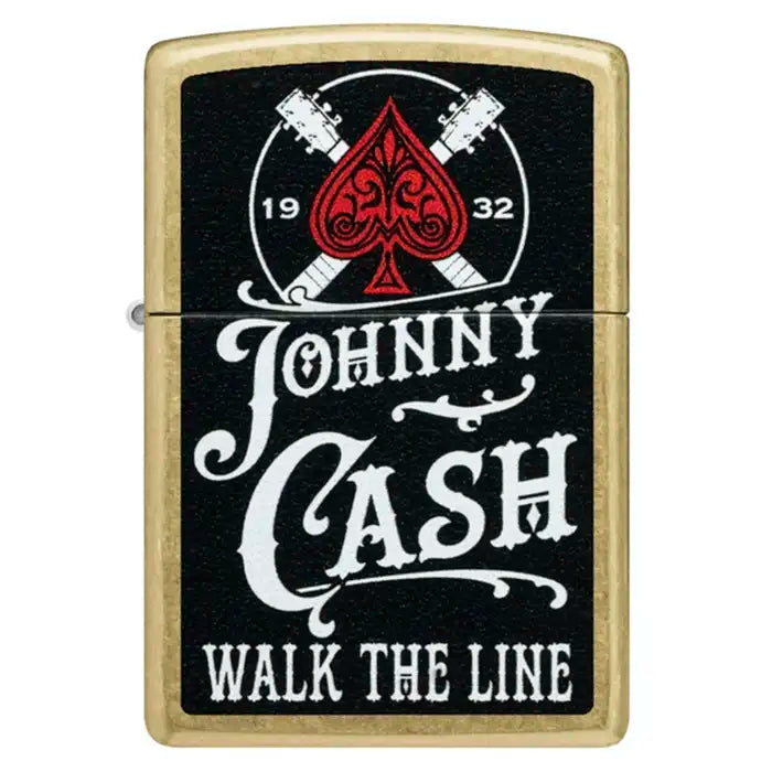 Zippo - Johnny Cash « Walk the Line » - Briquet Street Brass