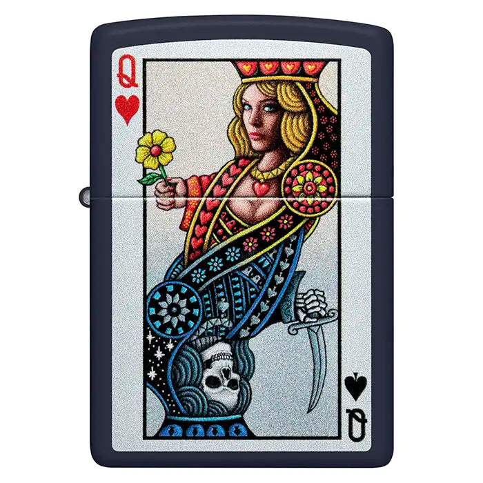 Briquet Zippo - Conception Reine de Cœur