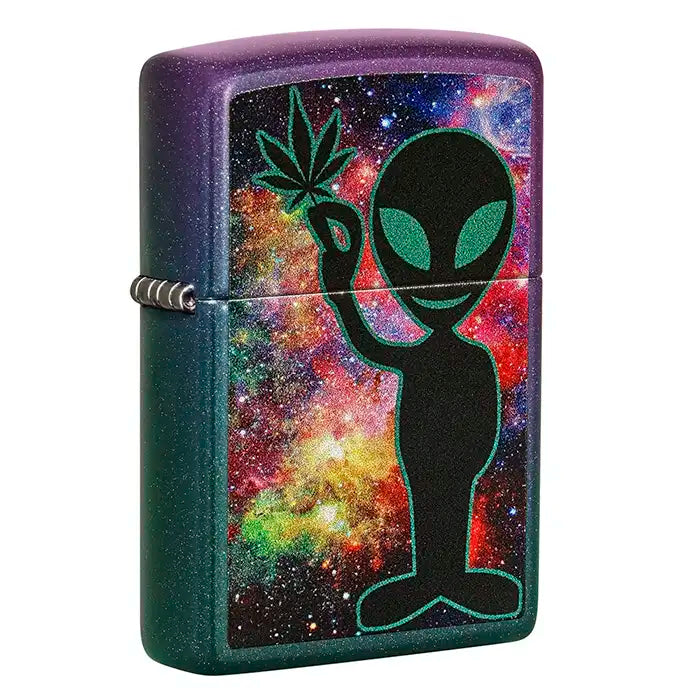 Briquet Zippo - Alien Design Irisé