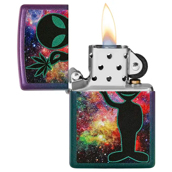 Briquet Zippo - Alien Design Irisé
