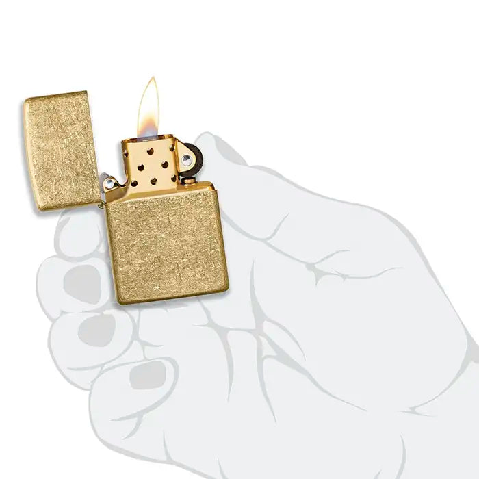 Briquet Zippo - Laiton poli