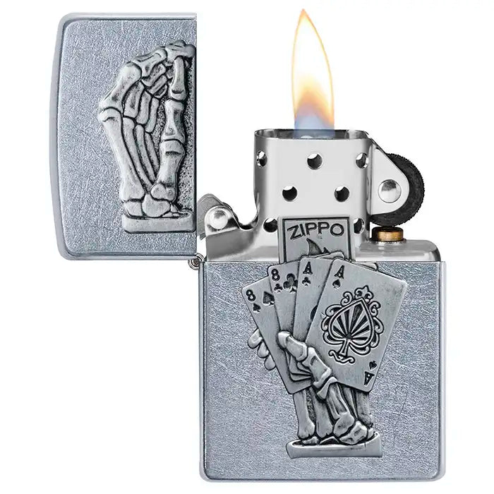 Briquet Zippo - Design 3D Main du Mort