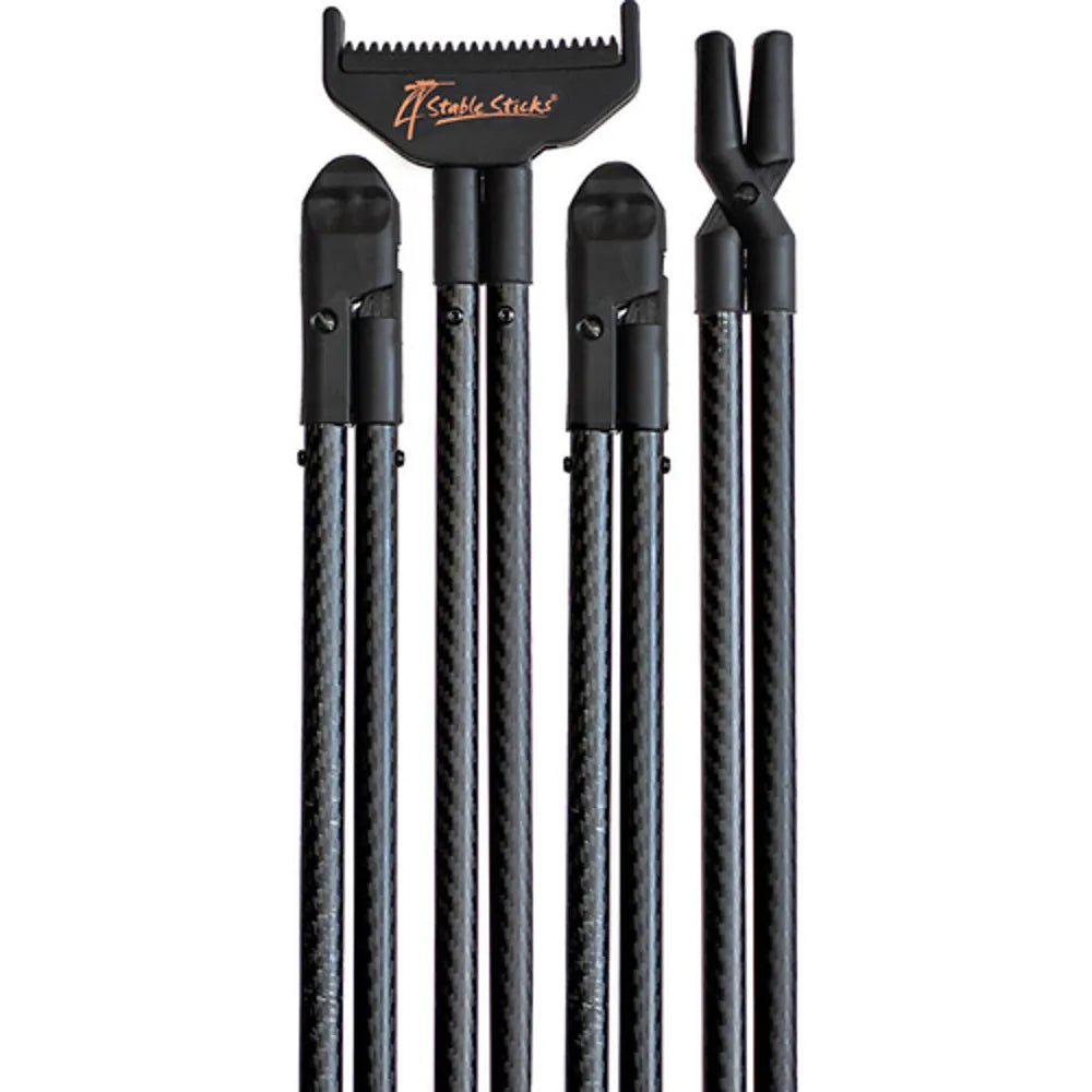 4Stable Sticks Essential Skytestokk – 4-Punkts Støtte - Karbonfiber - Game-On.no