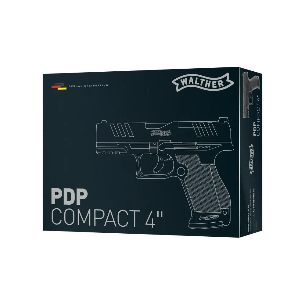 Walther - PDP Compact 4” - CO2 Drevet Luftpistol med Blowback - 4.5mm BB