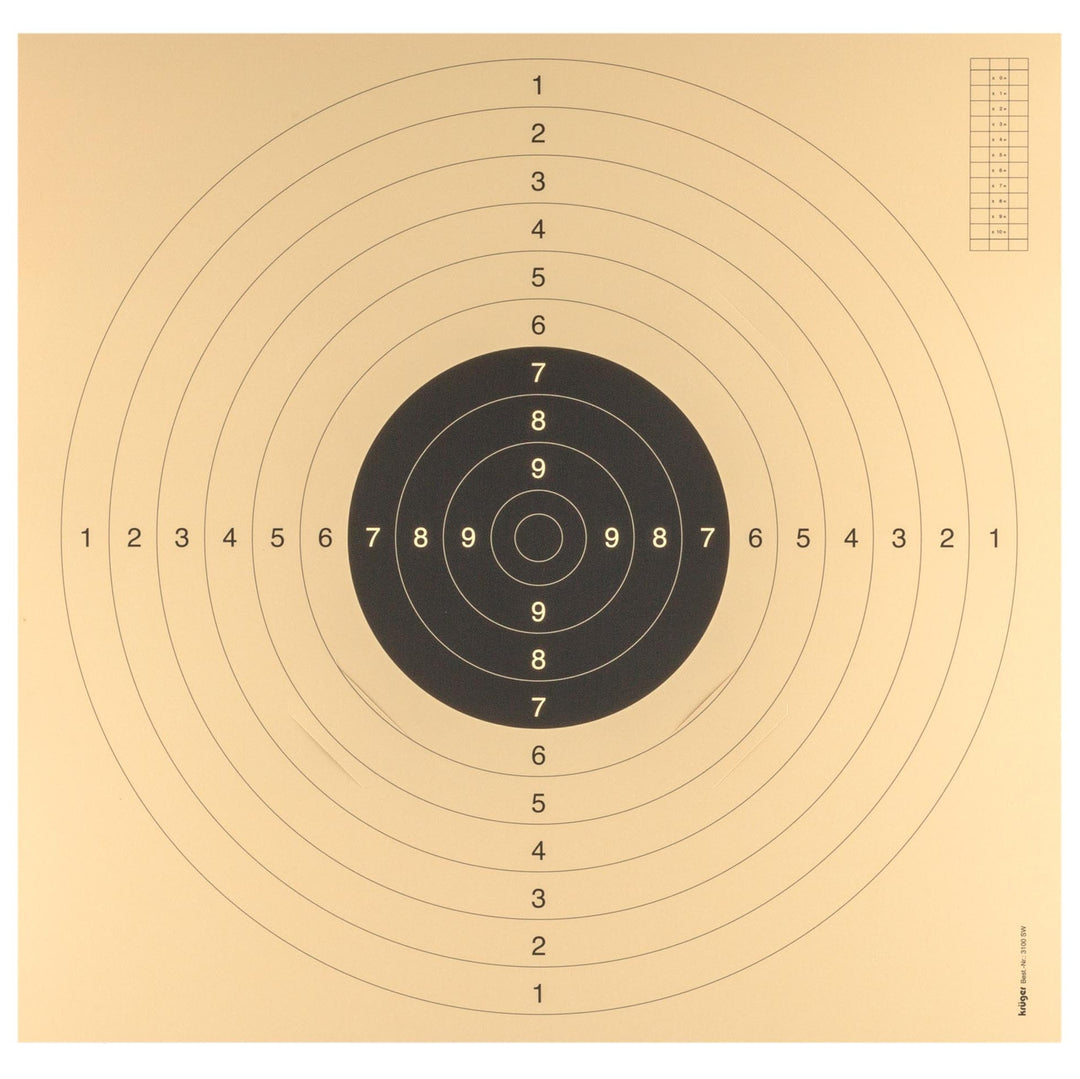 FFT et FFT et ISSF approuvé le pistolet - 55 cm x 53 cm - 100pcs