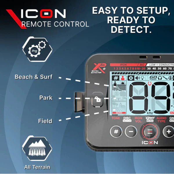 XP - ICON RC Metalldetektor - 28FMFRC