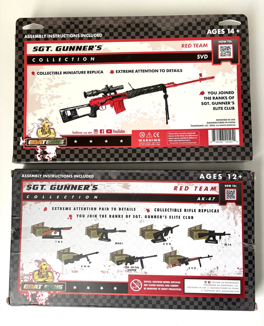 Goatguns - Mini Dragunov SVD "Red Team" Limited Edition - Replika Modell - Game-On.no