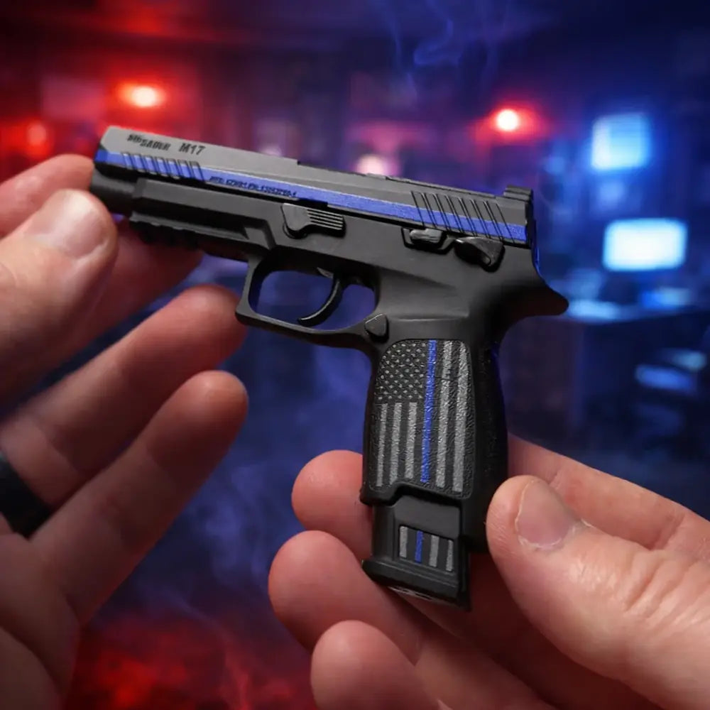 Goatguns - Mini Sig Sauer M17 Pistol - Thin Blue Line - Replika Modell