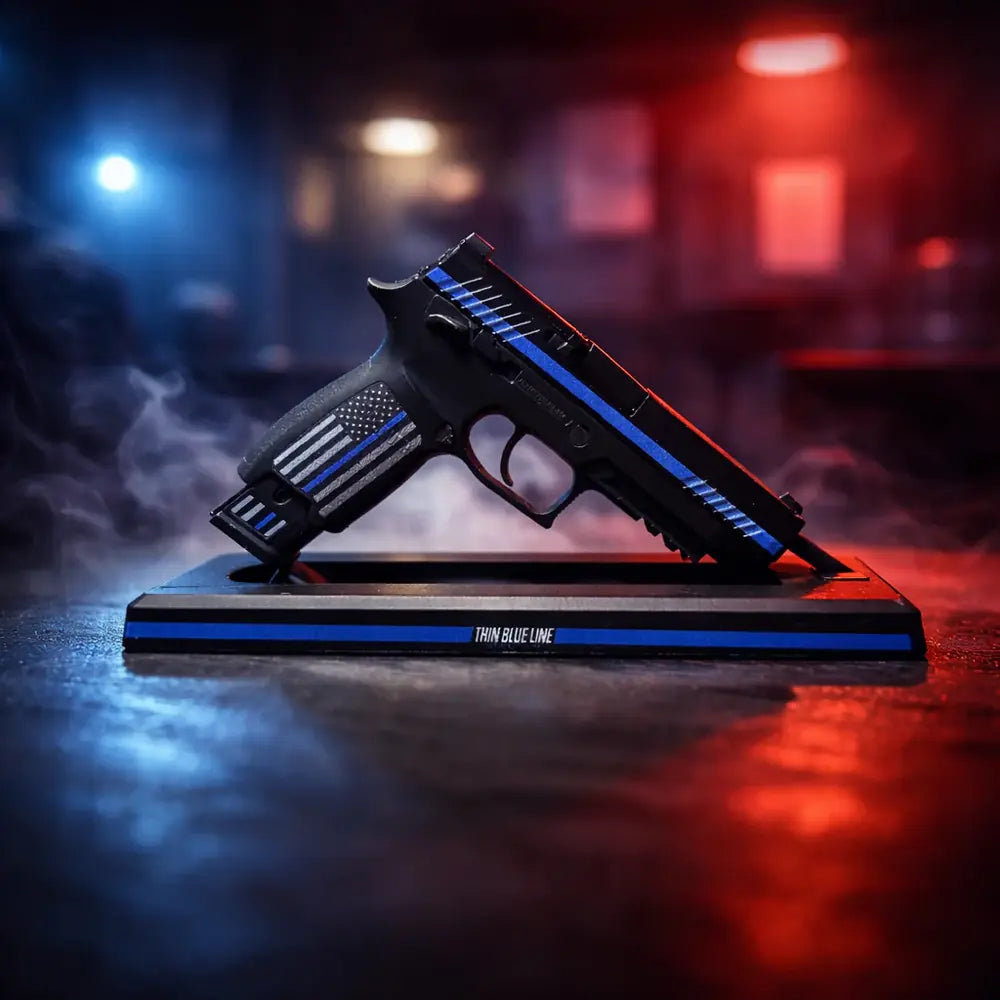 Goatguns - Mini Sig Sauer M17 Pistol - Thin Blue Line - Replika Modell
