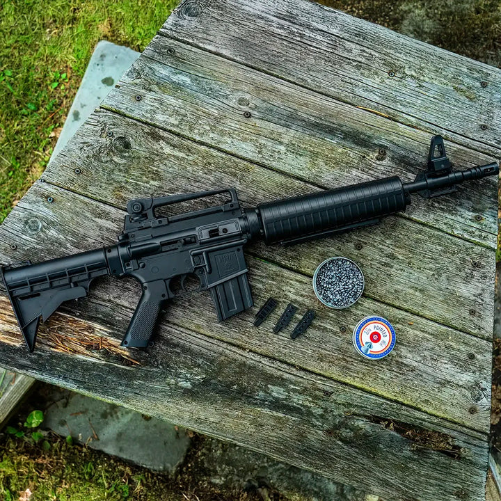 Crosman M4 4.5mm Luftgevær - Pumpedrevet - Game-On.no