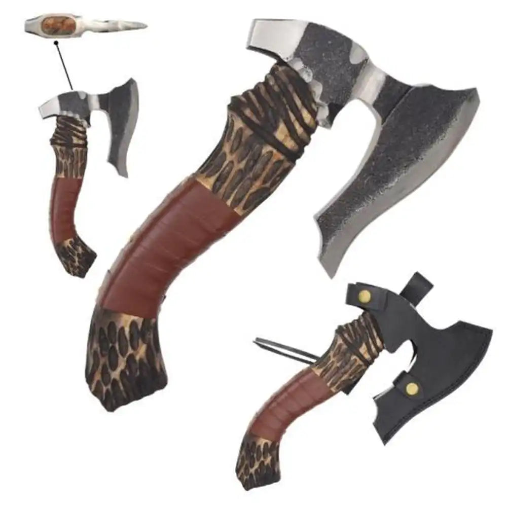 Guerrier médiéval - Hache viking Stagforge avec manche en frêne