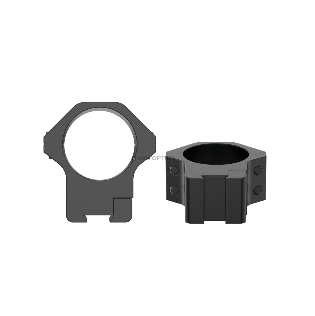 Victoptics - Anneaux de montage - Ø30mm avec fixation 11mm - Moyen