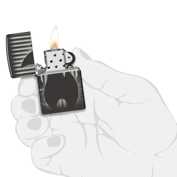 Zippo - Zippo Design - Briquet noir 360 hautement poli