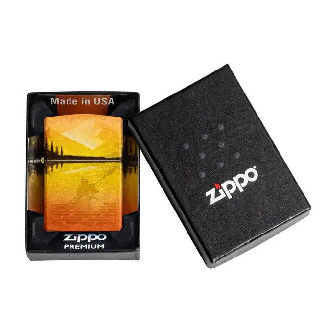 Briquet pour kayak Zippo Tumbled Brass 540 Fusion