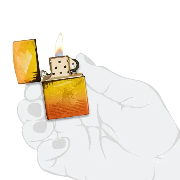 Briquet pour kayak Zippo Tumbled Brass 540 Fusion