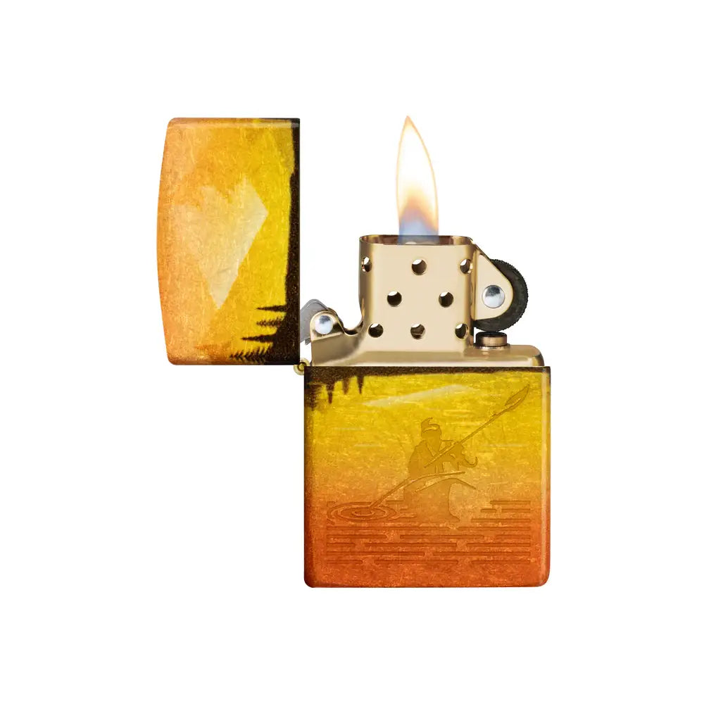 Briquet pour kayak Zippo Tumbled Brass 540 Fusion