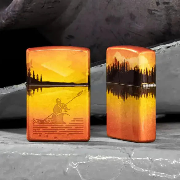 Briquet pour kayak Zippo Tumbled Brass 540 Fusion