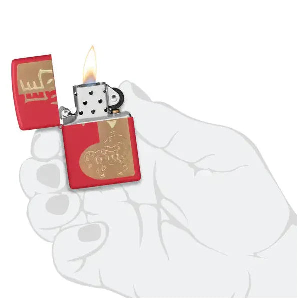 Zippo - Motif Année du Cheval 2026 - Briquet