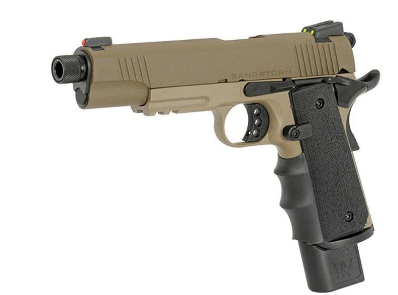 AA - 1911 Sandtstorm Gassdrevet Softgun Pistol - Tan/Desert - gameon.eu