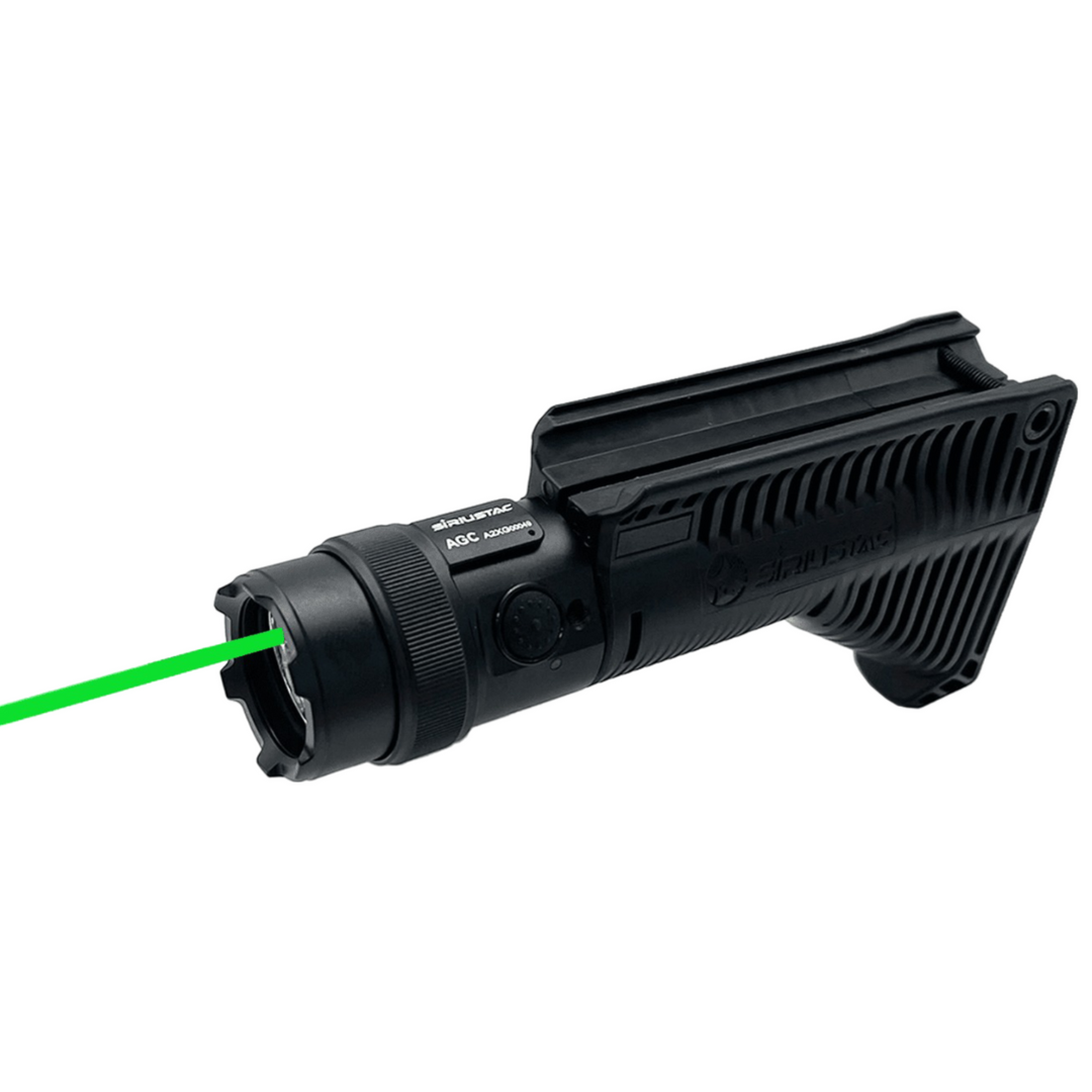 Poignée avant angulaire avec laser vert et lanterne (1600 lumens) - 21 mm <tc>Rail</tc>