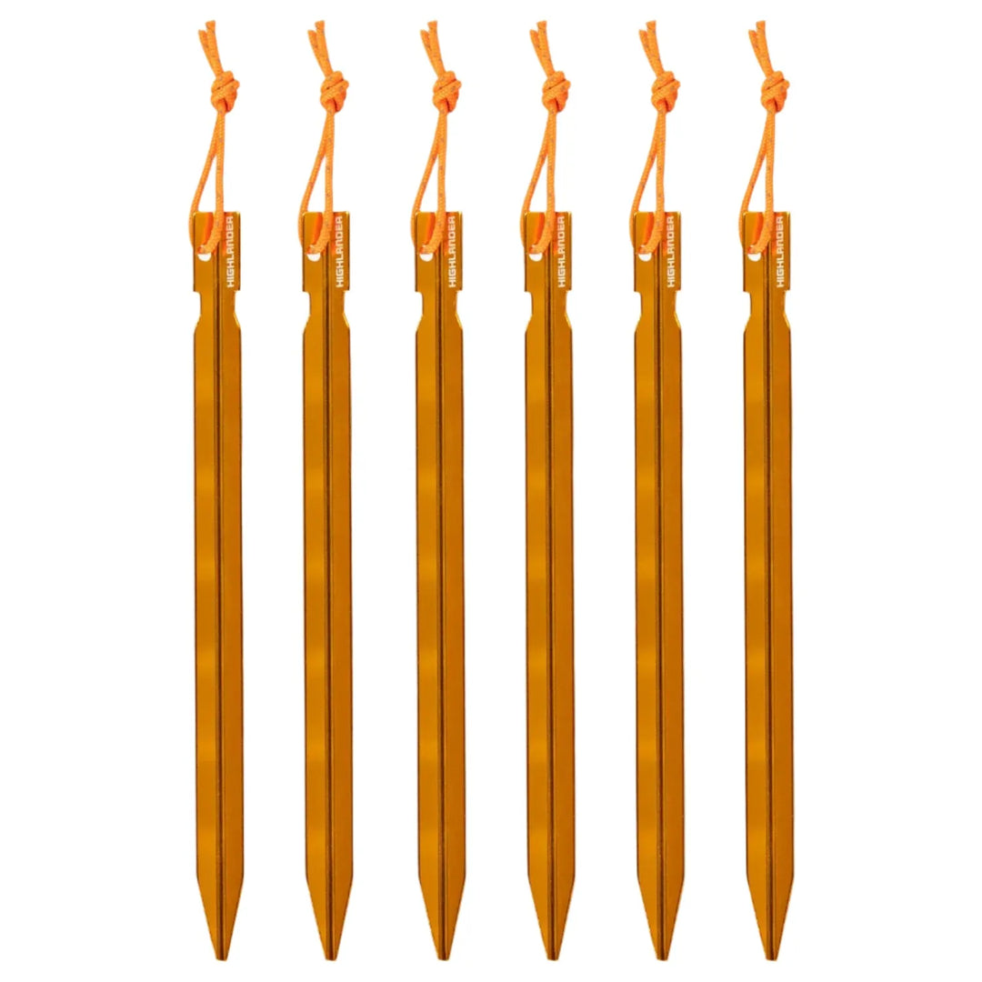 Aluminium Teltplugger - 6stk - Game-On.no