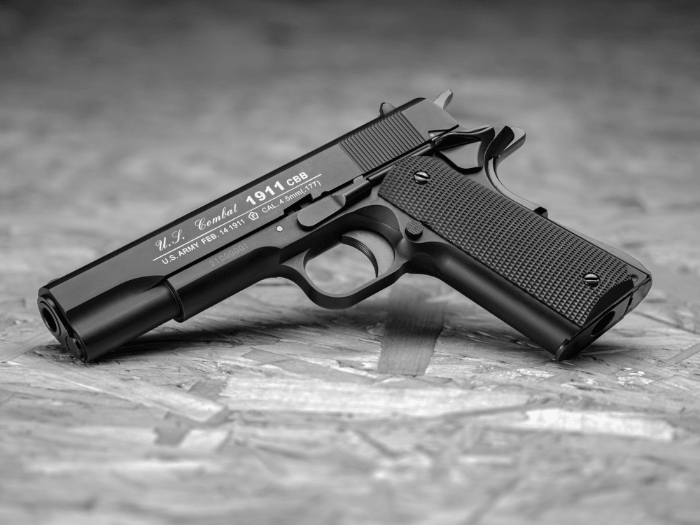 ASG - 1911 US Combat Luftpistol med Blowback - 4.5mm BB - gameon.eu