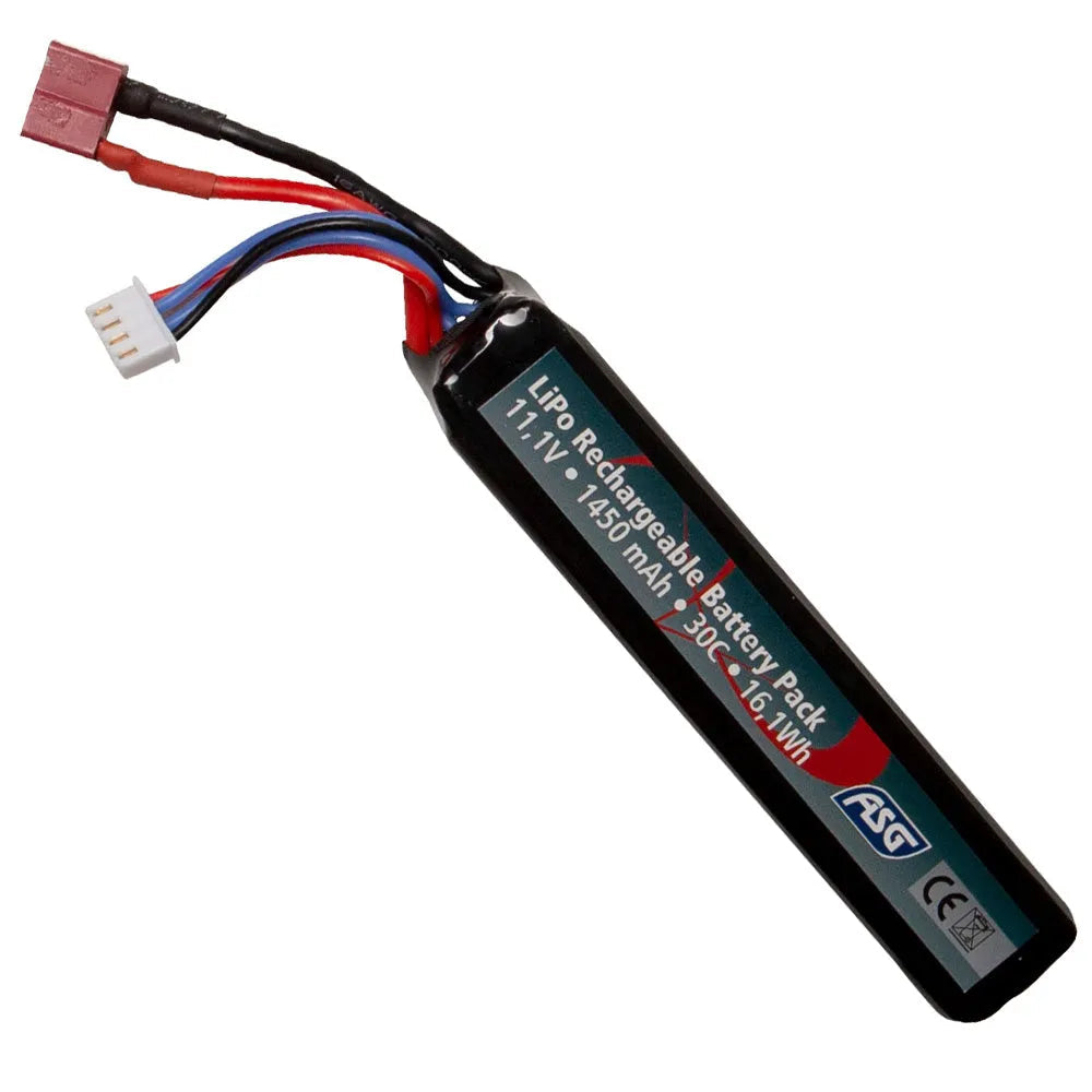 ASG Batteri Li-Po - 11.1V 1450 mAh 30C T-Plug - gameon.eu