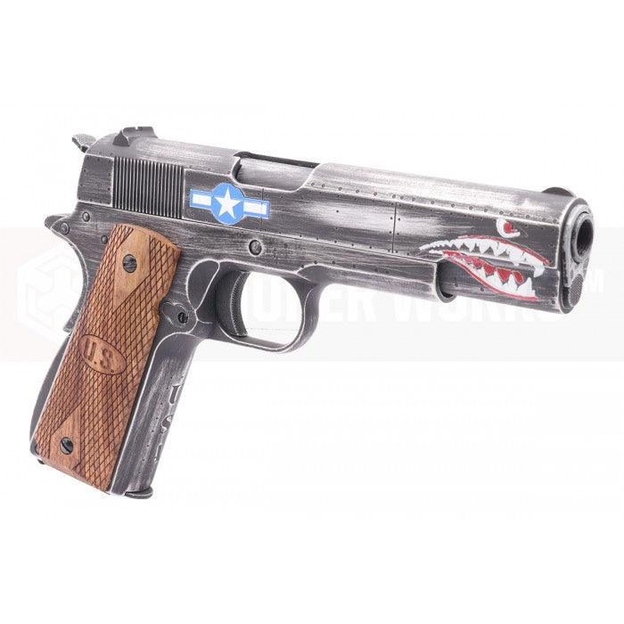 AW Custom - 1911 Squadron Softgun Pistol med Blowback - gameon.eu