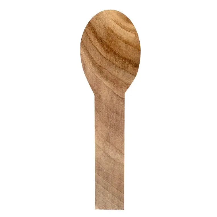 B7 - Cuillère vierge en noyer pour sculpture sur bois