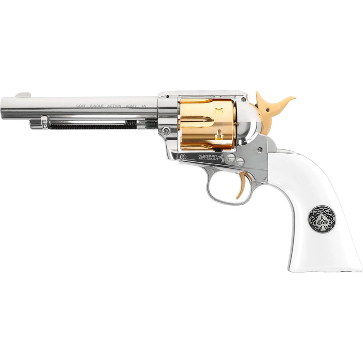 Peacemaker SAA .45 Smoke Wagon - Revolver alimenté au CO2 - Pellets de 4,5 mm