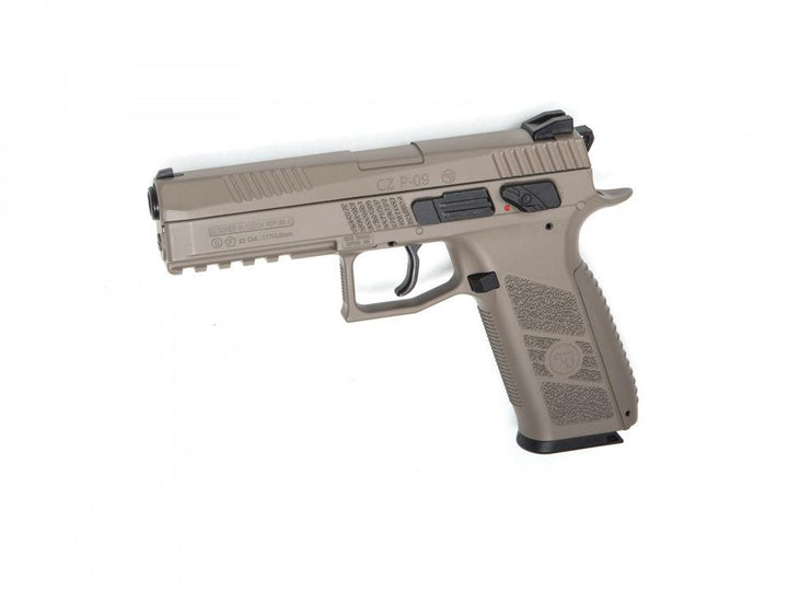 CZ P-09 Luftpistol med Blowback FDE - 4.5mm Pellets - gameon.eu