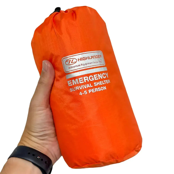 Abri de survie d'urgence/sac à vent pour 4 à 5 personnes