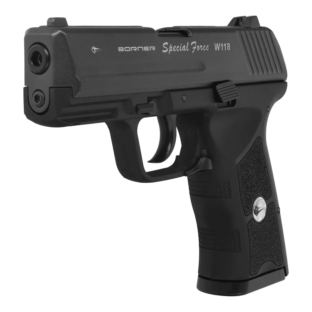 Borner - P99 (W118) - CO2 Drevet Luftpistol med Blowback - 4.5mm BB